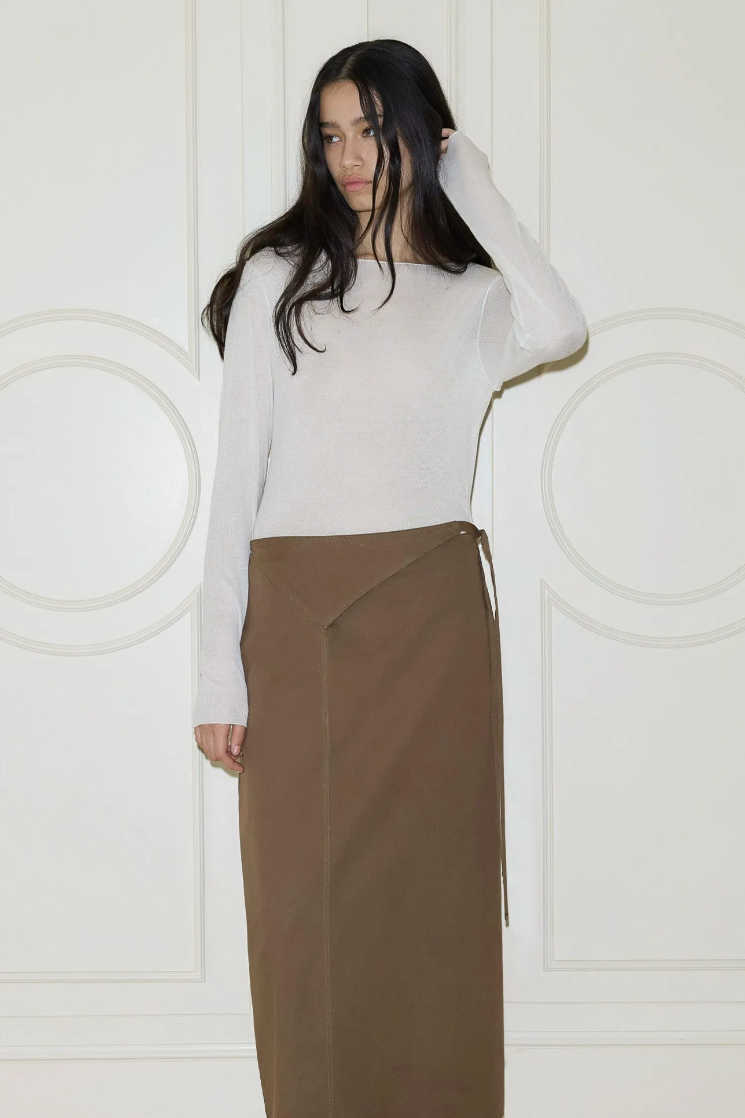 Deiji Studios Bottoms|Crossover Skirt