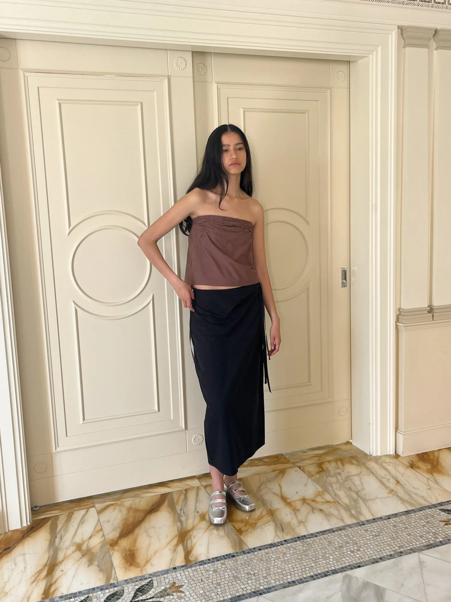 Deiji Studios Bottoms|Crossover Skirt
