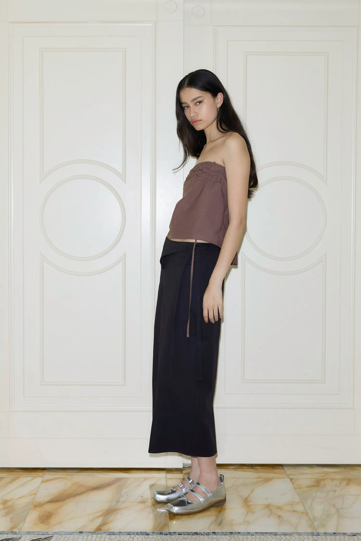 Deiji Studios Bottoms|Crossover Skirt