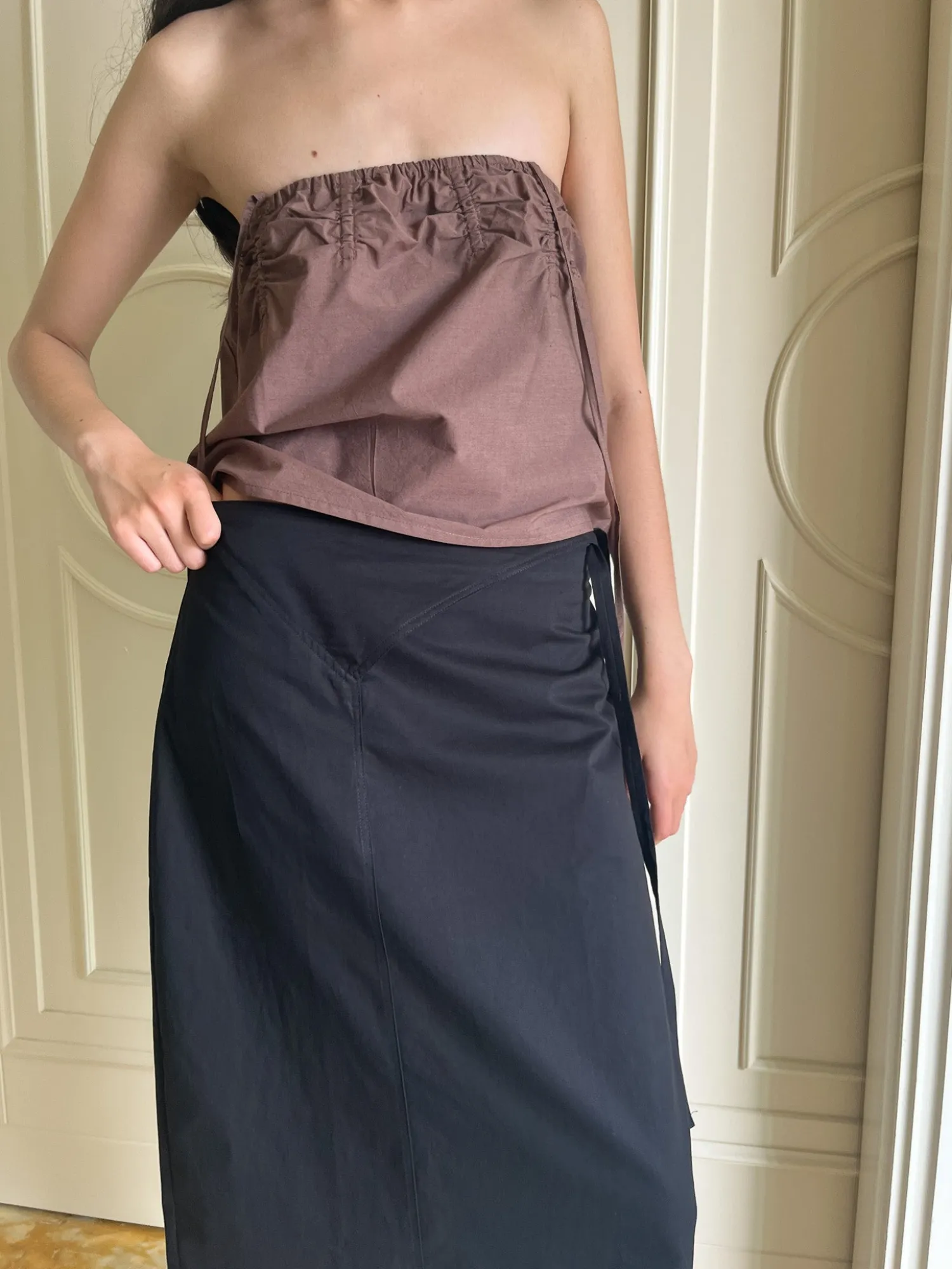 Deiji Studios Bottoms|Crossover Skirt