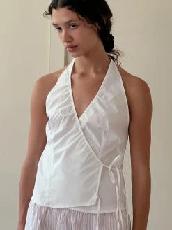 Deiji Studios Tops|Drawcord Halter