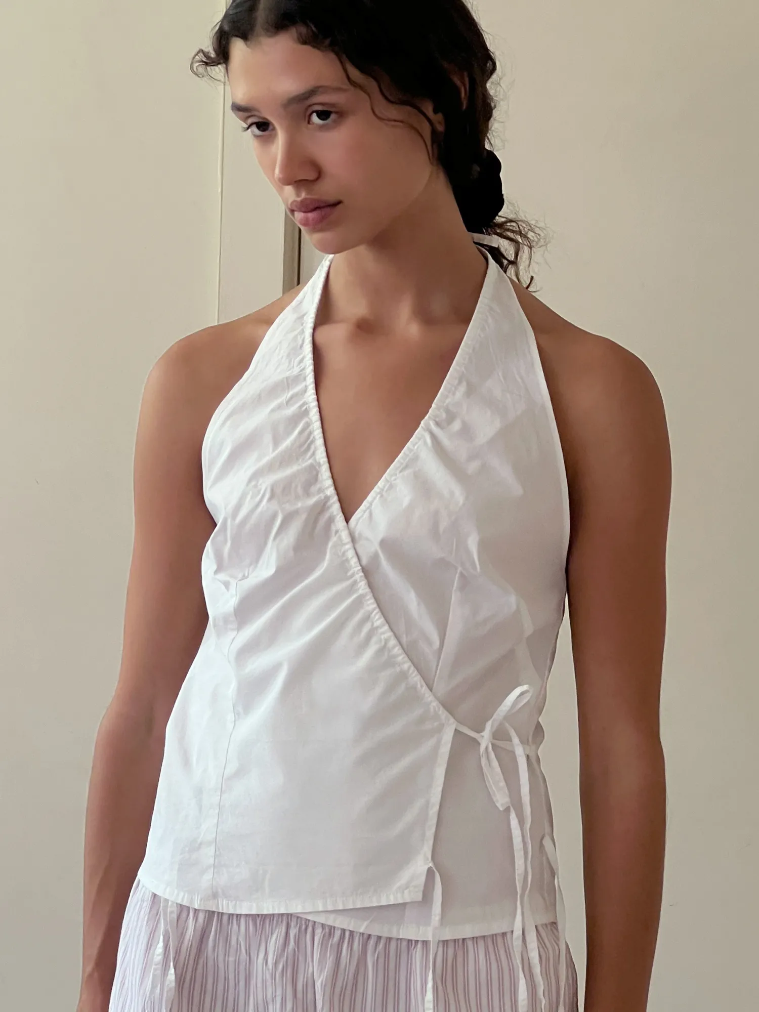 Deiji Studios Tops|Drawcord Halter