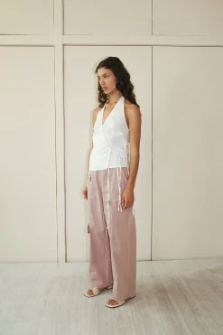 Deiji Studios Tops|Drawcord Halter