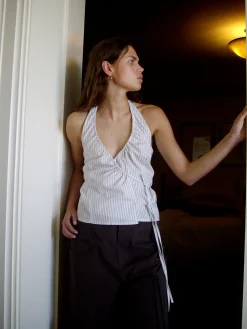 Deiji Studios Tops|Drawcord Halter