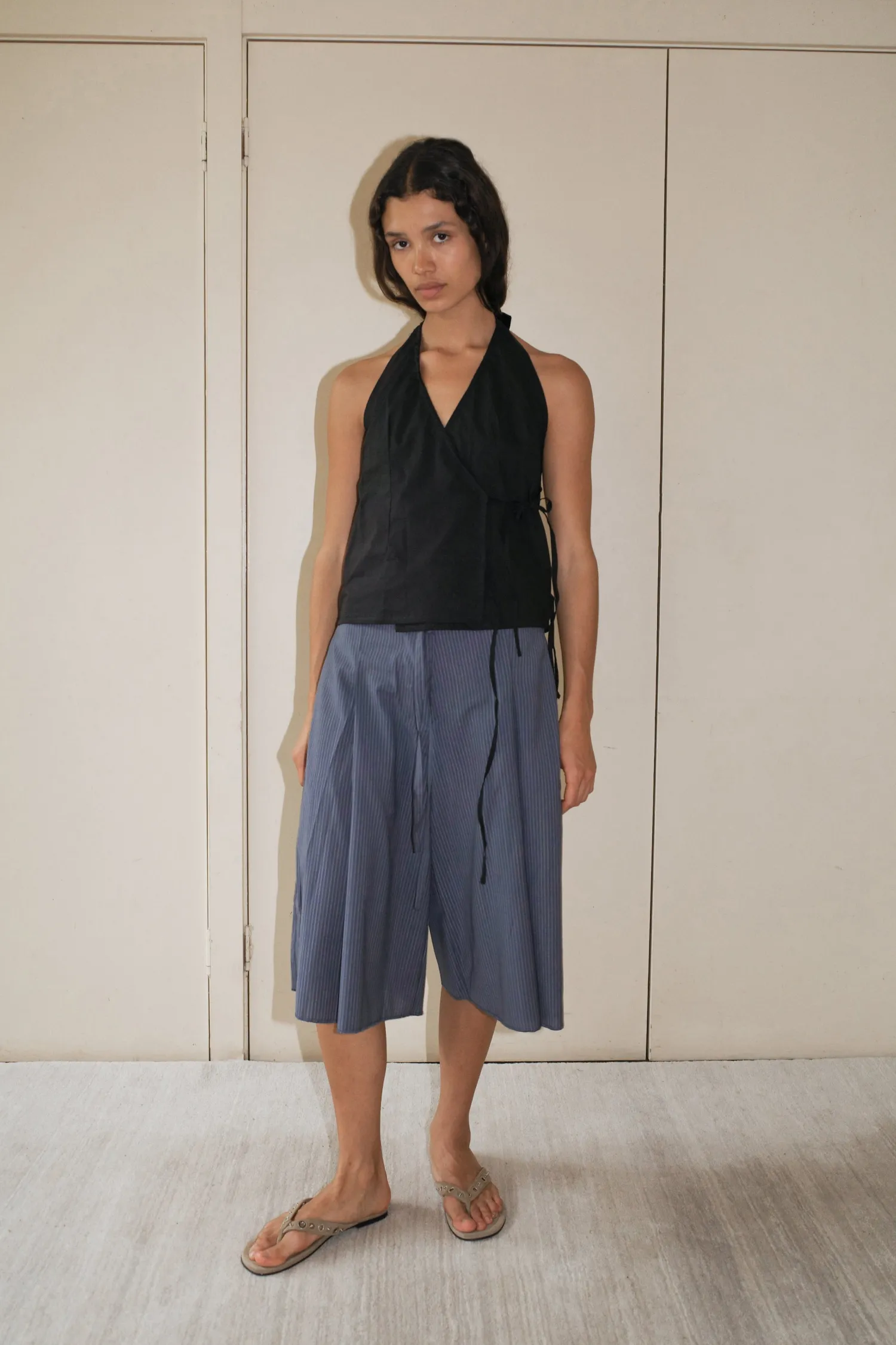 Deiji Studios Tops|Drawcord Halter