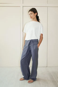 Deiji Studios Bottoms|Folded Wool Pant