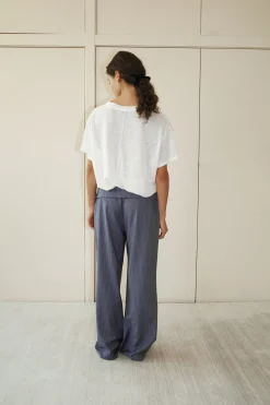 Deiji Studios Bottoms|Folded Wool Pant