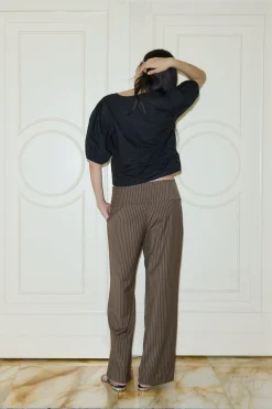 Deiji Studios Bottoms|Folded Wool Pant