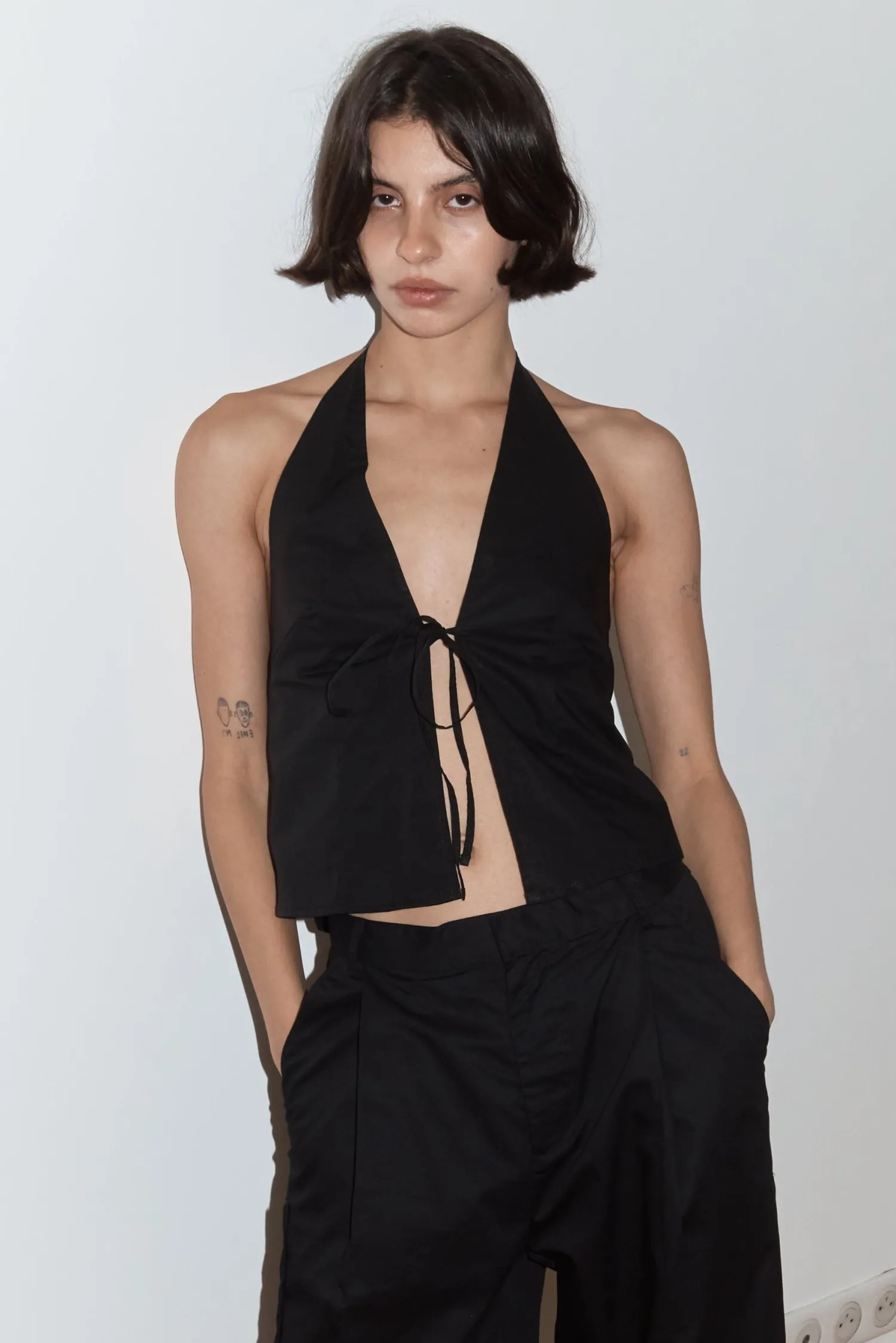 Deiji Studios Tops|Open Halter Top