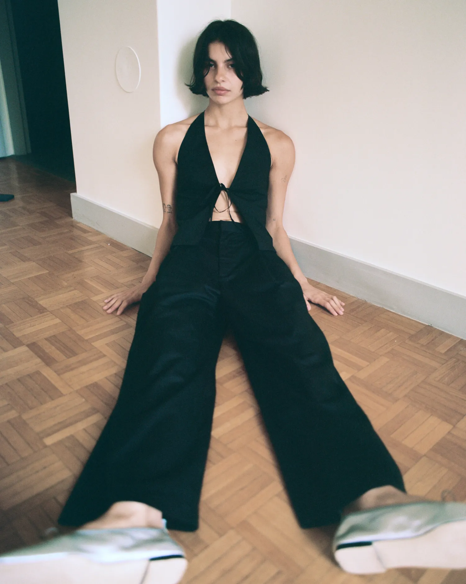 Deiji Studios Tops|Open Halter Top