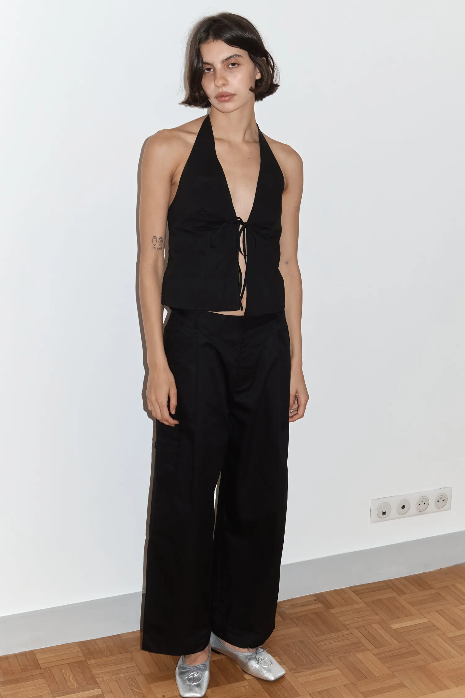 Deiji Studios Tops|Open Halter Top
