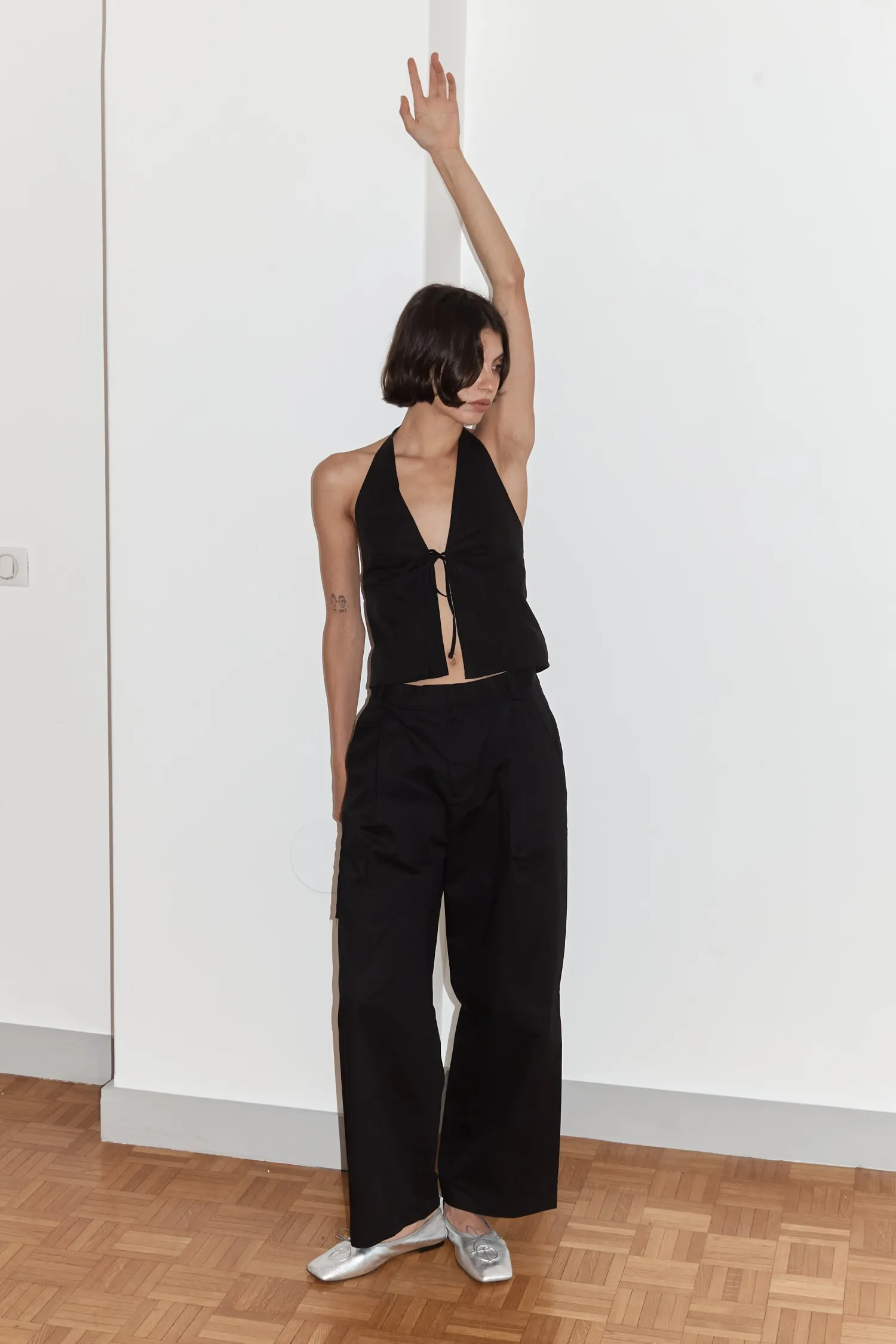 Deiji Studios Tops|Open Halter Top