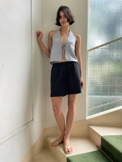 Deiji Studios Tops|Open Halter Top
