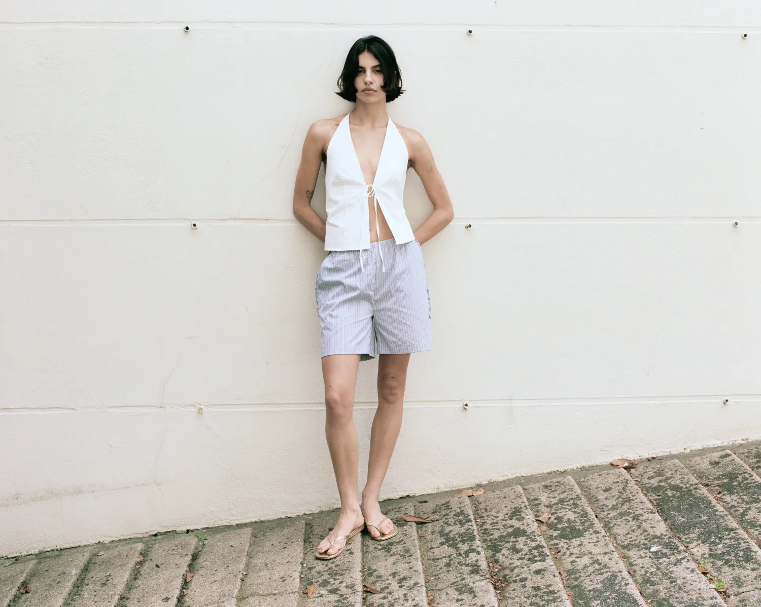 Deiji Studios Tops|Open Halter Top