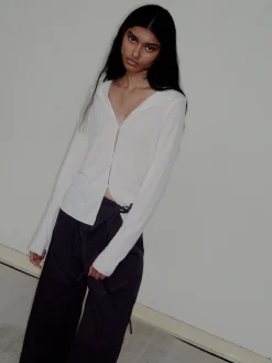 Deiji Studios JerseySeparates|Tops|Open Long Sleeve Top