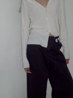 Deiji Studios JerseySeparates|Tops|Open Long Sleeve Top