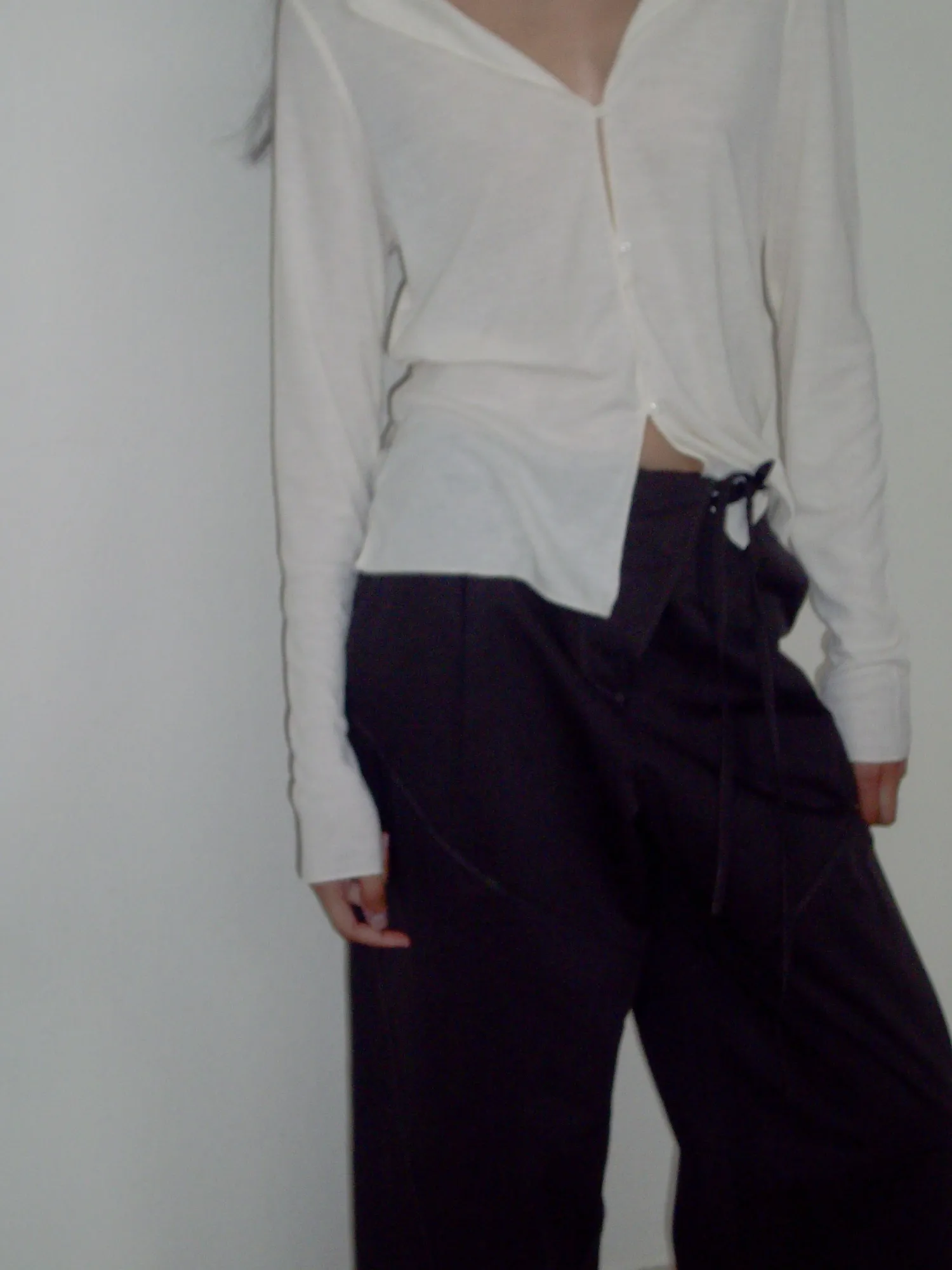 Deiji Studios JerseySeparates|Tops|Open Long Sleeve Top