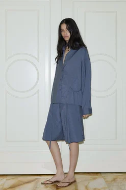 Deiji Studios Tops|Pocket Wool Shirt