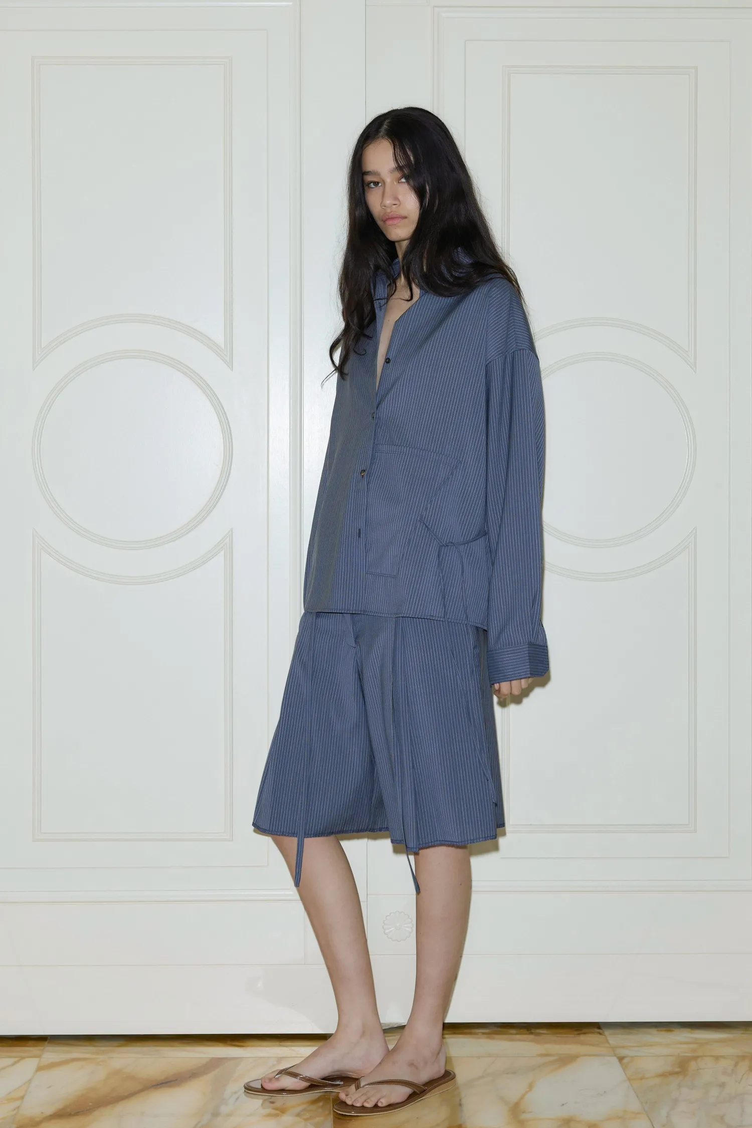 Deiji Studios Tops|Pocket Wool Shirt