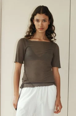 Deiji Studios JerseySeparates|Tops|Square Knit Tee