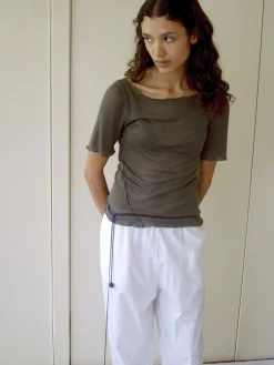 Deiji Studios JerseySeparates|Tops|Square Knit Tee