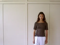 Deiji Studios JerseySeparates|Tops|Square Knit Tee
