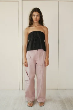 Deiji Studios Tops|the strapless cotton top