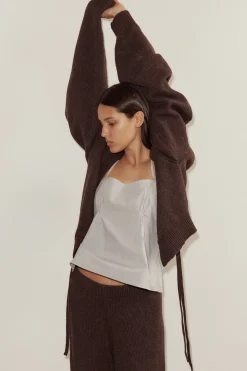 Deiji Studios Outerwear|Tops|Two Tie Front Cardigan